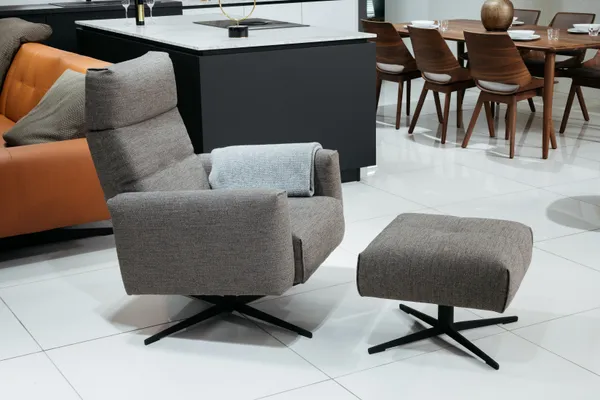 Rolf Benz 50 Chaiselongue und Hocker
