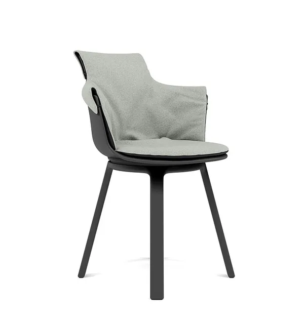 Varier Social Snohetta grau mit Bezug beige