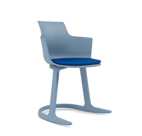 Varier Social Snohetta blau mit Kissen