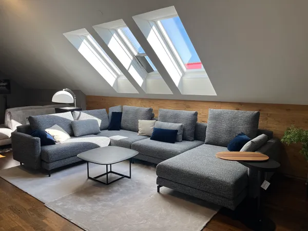 Rolf Benz Sofa Nuvola inkl. aller Kissen