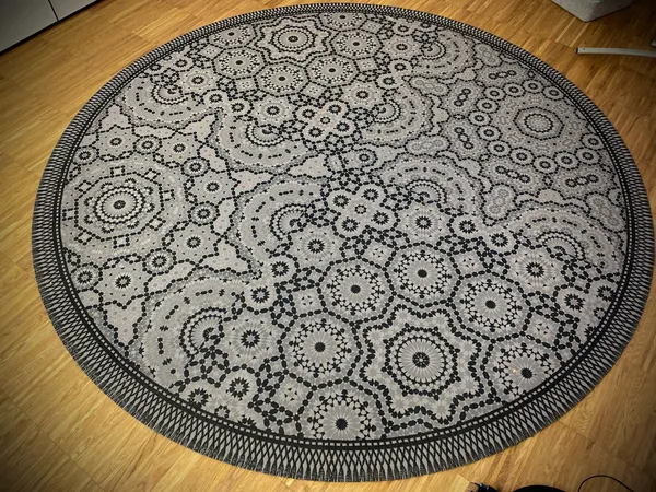 OUTDOOR-TEPPICH "RugXstyle Aarhus" rund