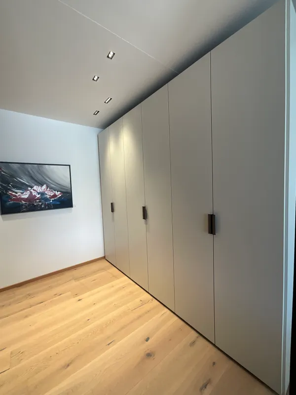 Einbauschrank in Mattlack