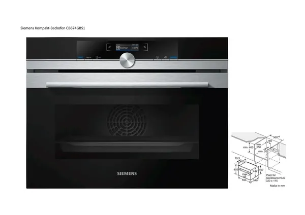 Backofen 45 cm